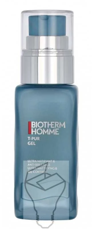 Biotherm Homme T-Pur Ultra-Mattifying and Oil Control Gel drėkinantis ir matinį efektą suteikiantis veido gelis vyrams, 50 ml