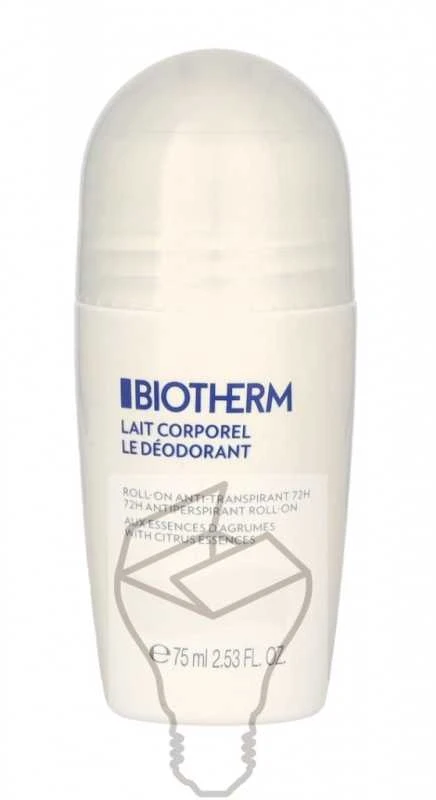 Biotherm Lait Corporel Deo Roll-On rutulinis antiperspirantas, 75 ml