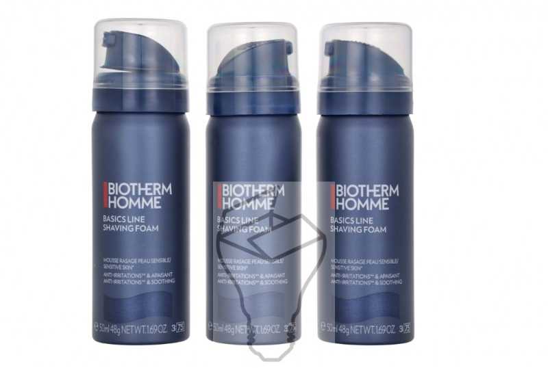 Biotherm Travel Trio kelioninis skutimosi putų rinkinys vyrams, 3 x 50 ml