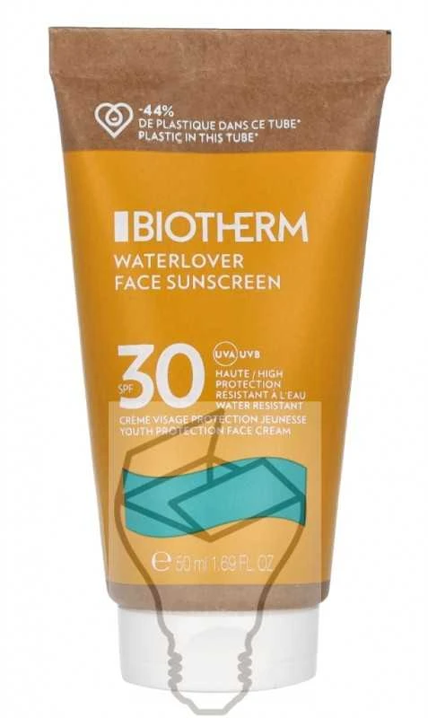 Biotherm Waterlover Face Sunscreen Kremas SPF 30 vandeniui atsparus apsauginis veido kremas nuo saulės, 50 ml