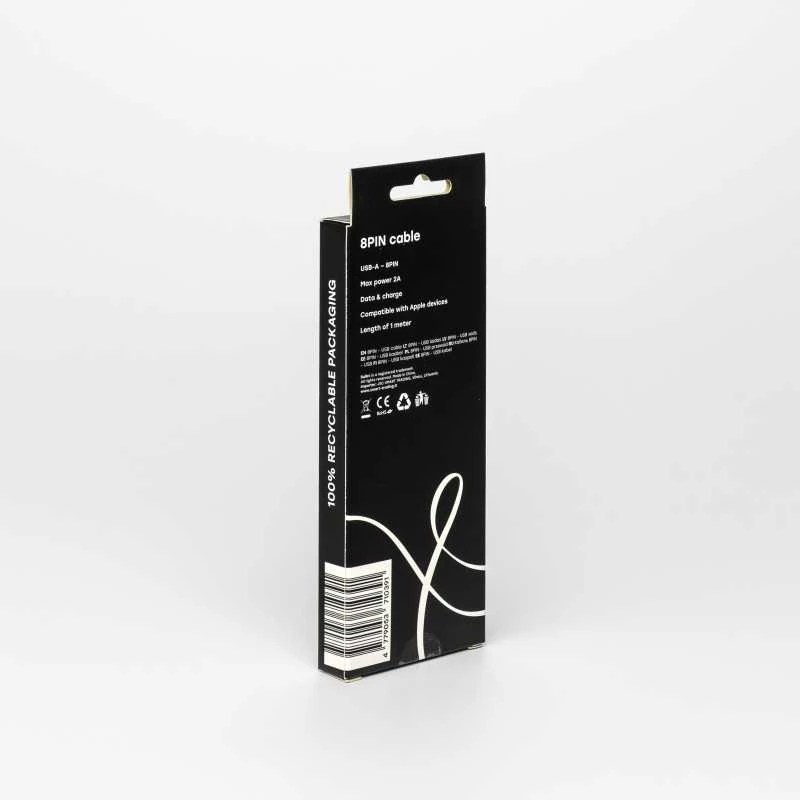 „Bullet“ laidas Eight pin - USB, 1m
