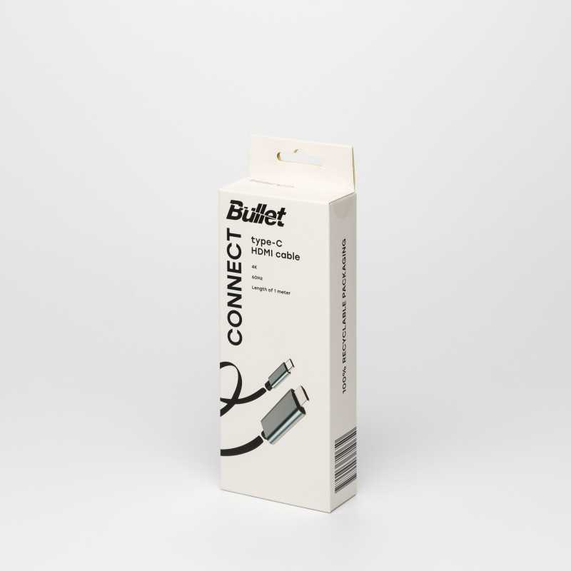 „Bullet“ laidas Type C-HDMI 4K 60Hz, 1m