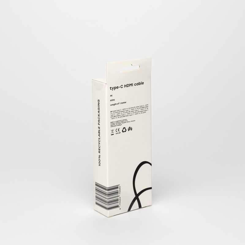 „Bullet“ laidas Type C-HDMI 4K 60Hz, 1m