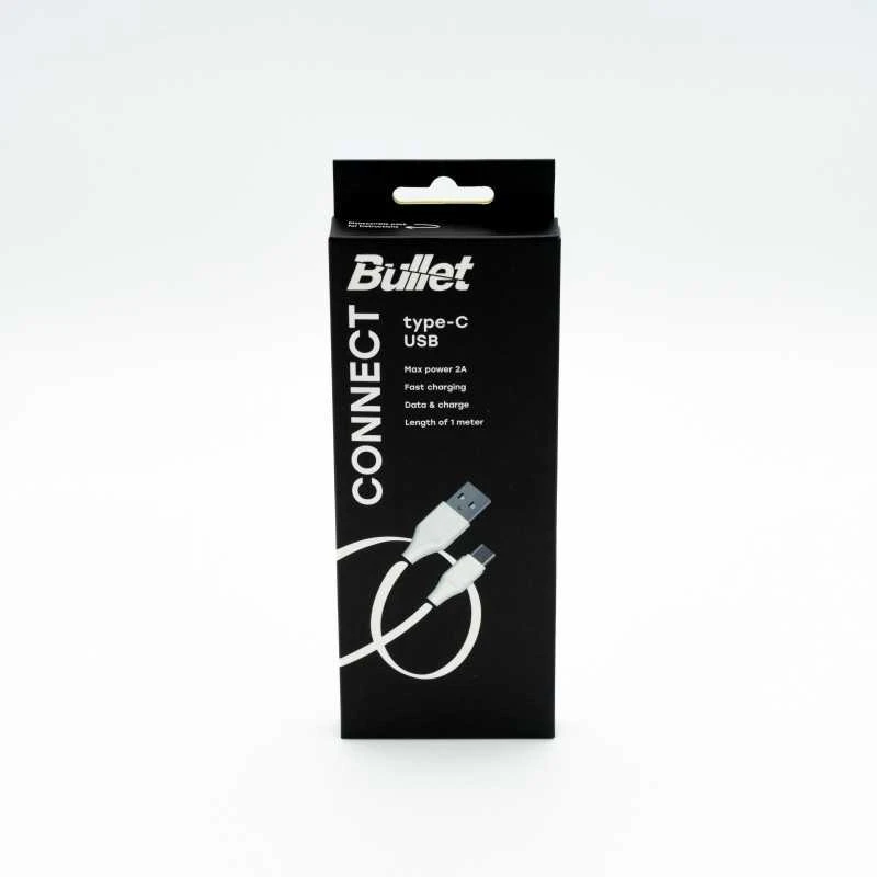 „Bullet“ laidas Type C - USB, 1m