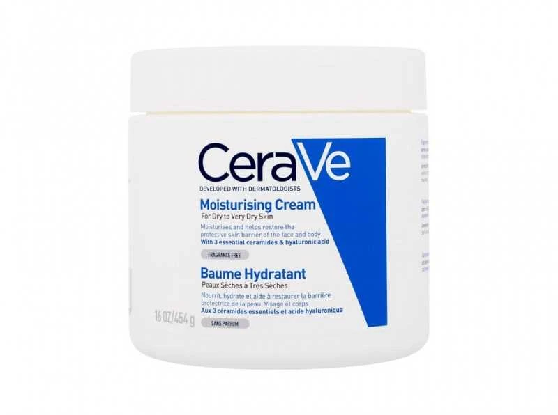 Drėkinamasis veido ir kūno kremas sausai ir labai sausai odai Cerave Moisturising Cream, 454 g