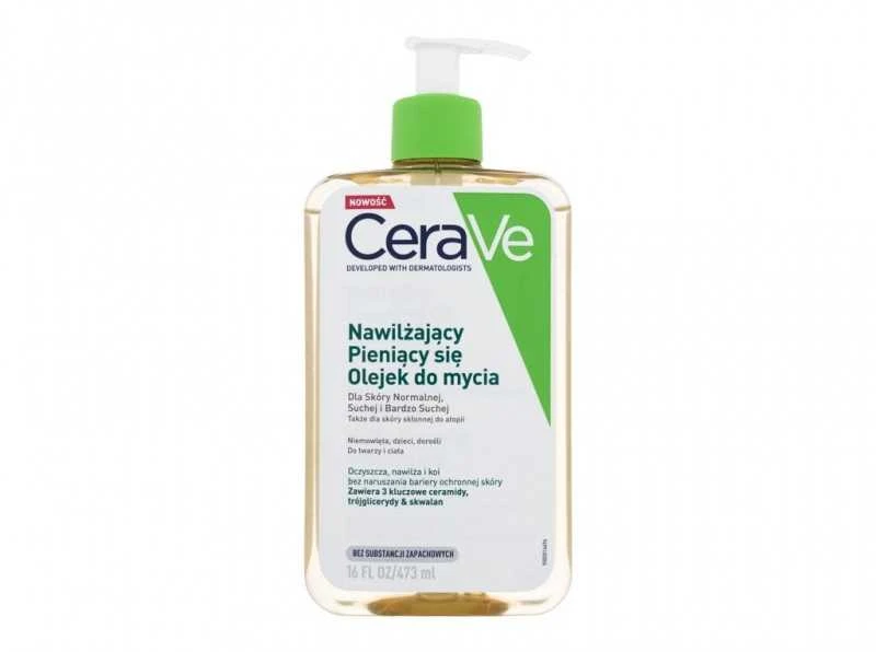 Drėkinamasis putojantis prausimosi aliejus Cerave Hydrating Foaming Oil Cleanser, 473 ml