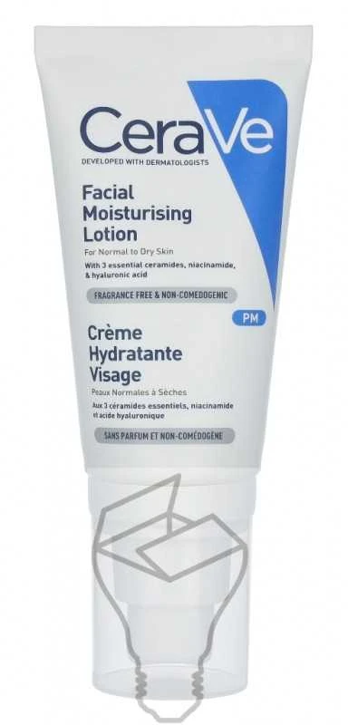 Drėkinamasis veido losjonas Cerave Facial Moisturising Lotion, 52 ml