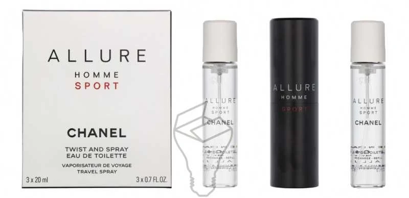 Chanel Allure Homme Sport rinkinys vyrams, 60 ml