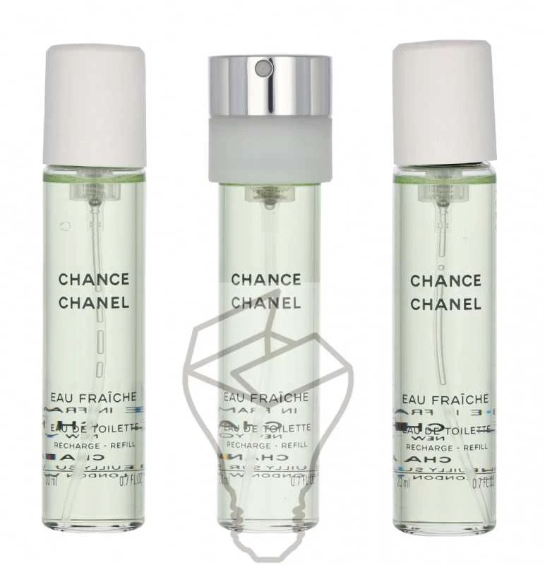 Chanel Chance Eau Fraiche rinkinys moterims, EDT 3 x 20 ml