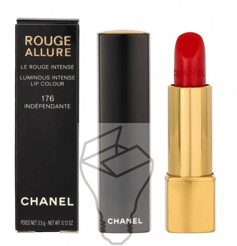 Chanel Rouge Allure Luminous Intense Lip Colour lūpų dažai, atspalvis: 176 Indépendante, 3.5 g