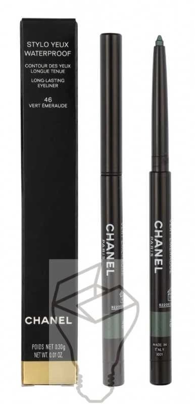 Chanel Stylo Yeux Atsparus vandeniui Long-Lasting Akių apvadas #46 Vert Emeraude, 0.3 g