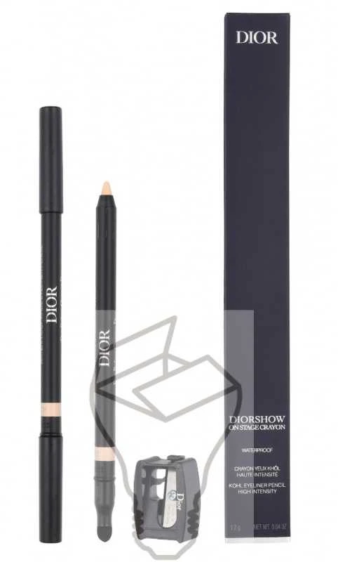 Christian Dior Diorshow On Stage Atsparus vandeniui Double-Ended Kohl Akių apvadas 529 rusvai gelsvas 1.2 g