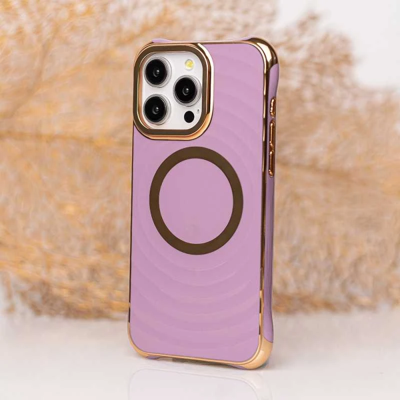 TFO "Circle Glam Mag" dėklas "iPhone 14 Pro 6,1", violetinės spalvos