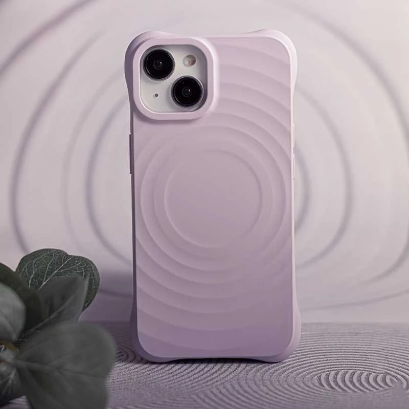 TFO "Circle Mag" dėklas "iPhone 15 Pro 6,1", šviesiai violetinės spalvos