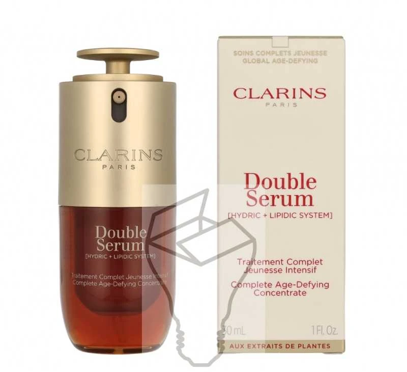 Clarins Double Serum senėjimo požymius mažinantis veido serumas, 30 ml