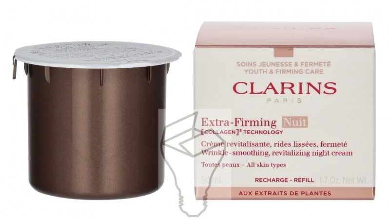 Clarins Ypač Firming Night Kremas papildymas, 50 ml