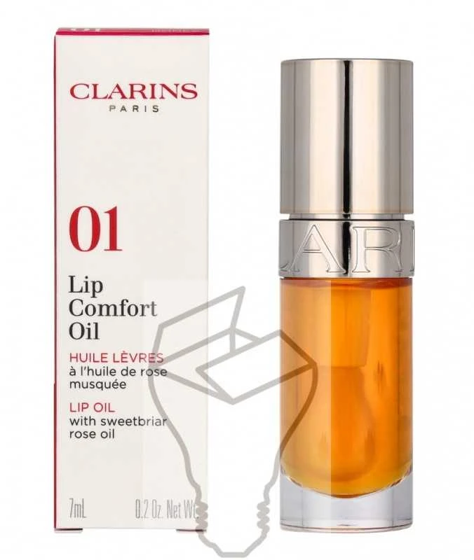 Lūpų aliejus Clarins Lip Comfort Oil 01 Honey, 7 ml