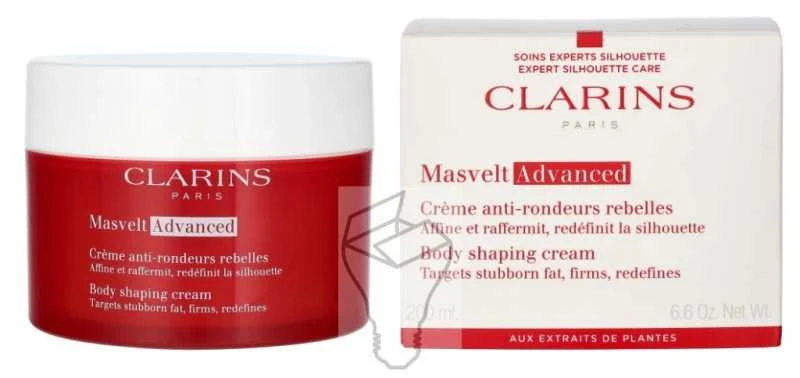 Clarins Kūno formavimo kremas "Masvelt Advanced" (kūno formavimo kremas) 200 ml