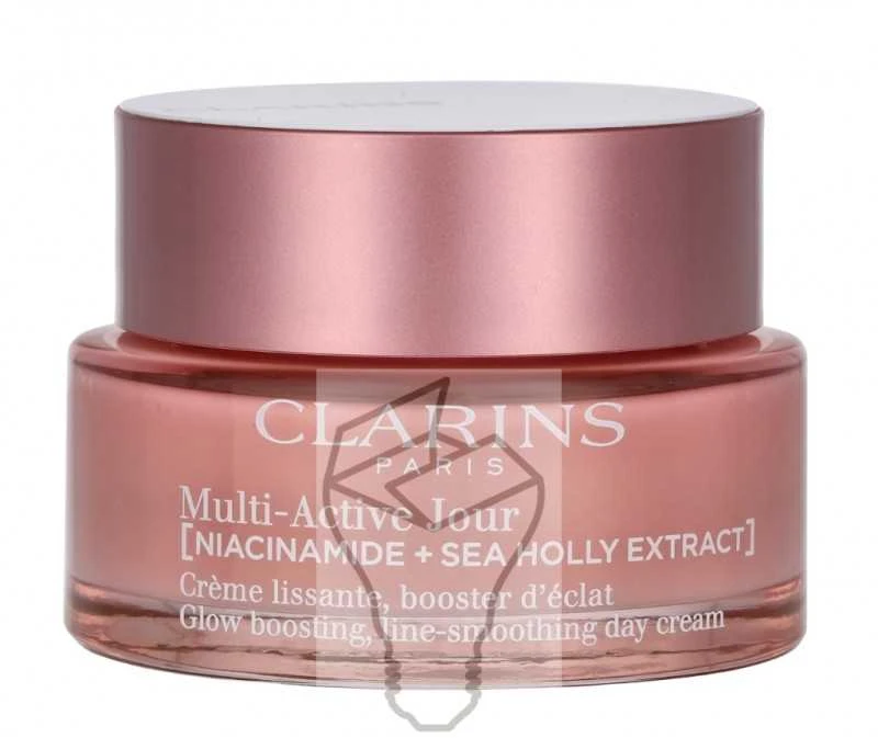 „Clarins Multi-Active Jour Day“ kremas sausai odai su niacinamidu ir jūros bugienio ekstraktu, 50 ml