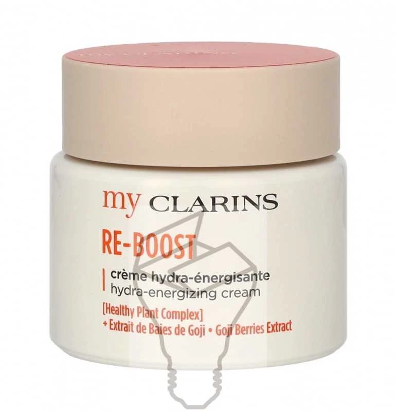 Clarins My Clarins Re-Boost Hydra-Energizing Kreminis drėkinantis ir energijos suteikiantis kremas visų tipų veido odai, 50 ml