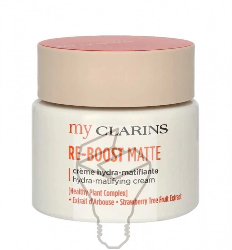 Clarins My Clarins Re-Boost Matte Hydra-Matifying Kreminis drėkinantis matinį efektą suteikiantis kremas mišriai / riebiai veido odai, 50 ml