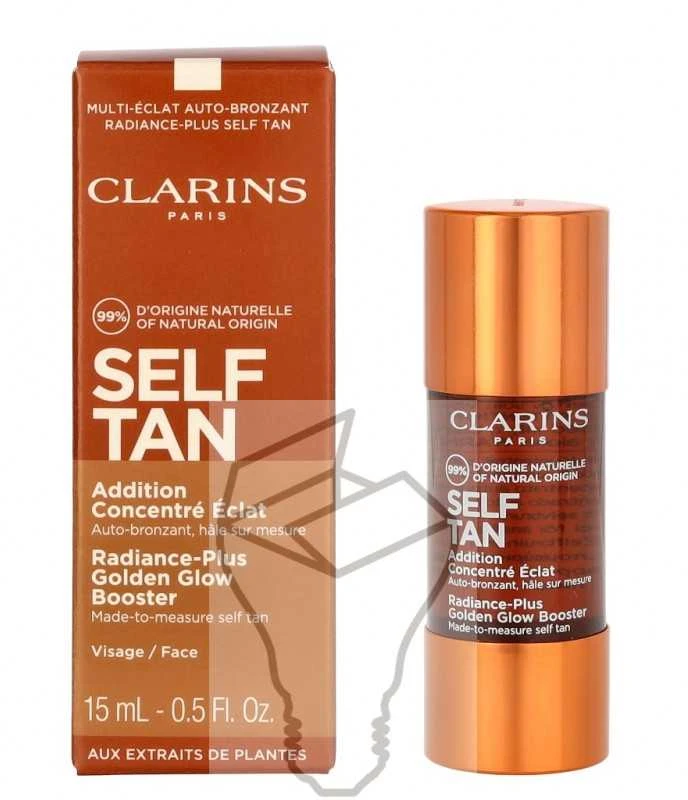 Įdegį skatinantis kūno serumas Clarins Radiance-Plus Golden Glow Booster 15 ml
