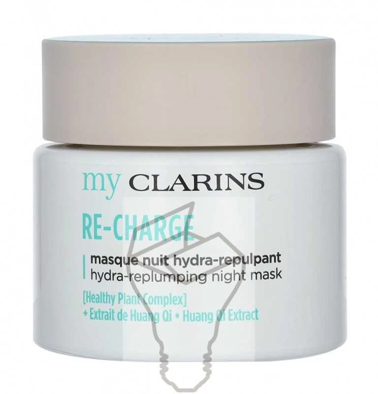 „Clarins Re Charge Hydra-Replumping“ naktinė kaukė, 50 ml