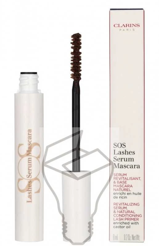 Clarins SOS Lashes serumo blakstienų tušas, 8 ml