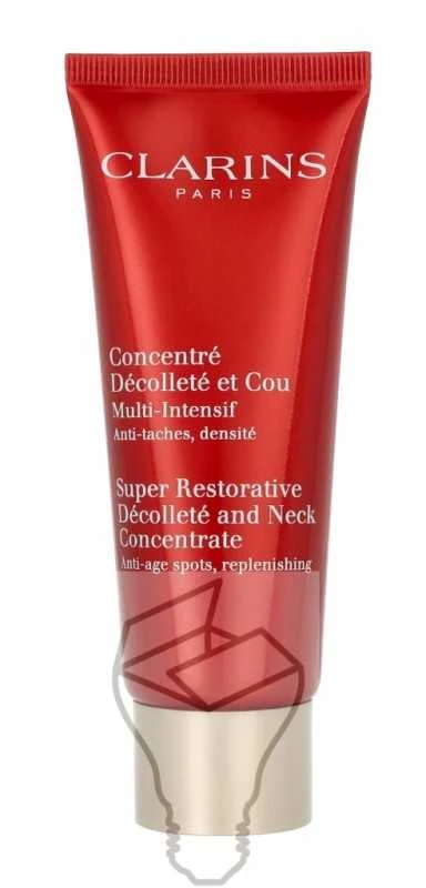 Clarins Kelių rūšių intensyvus kremas kaklui ir dekoltė "Super Restorative" (dekoltė ir kaklo koncentratas ) 75 ml