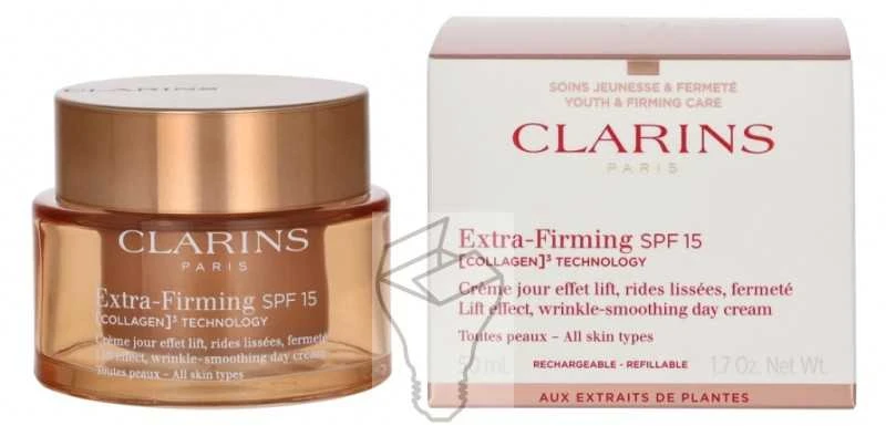 Clarins Ypač Firming Day Kremas SPF15, 50 ml