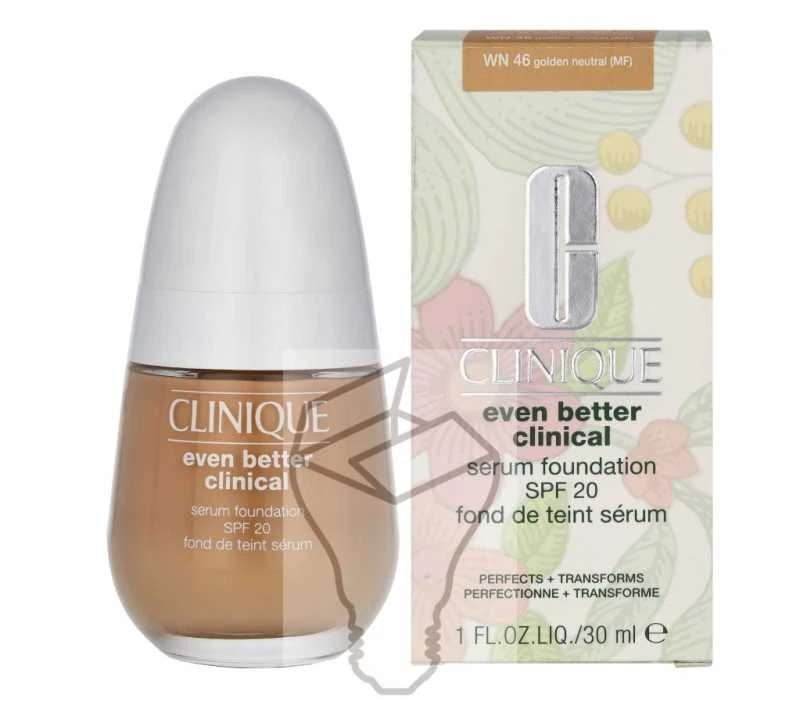 Clinique Even Better Clinical Serum Foundation SPF 20 makiažo pagrindas, atspalvis: WN46 Golden Neutral, 30 ml