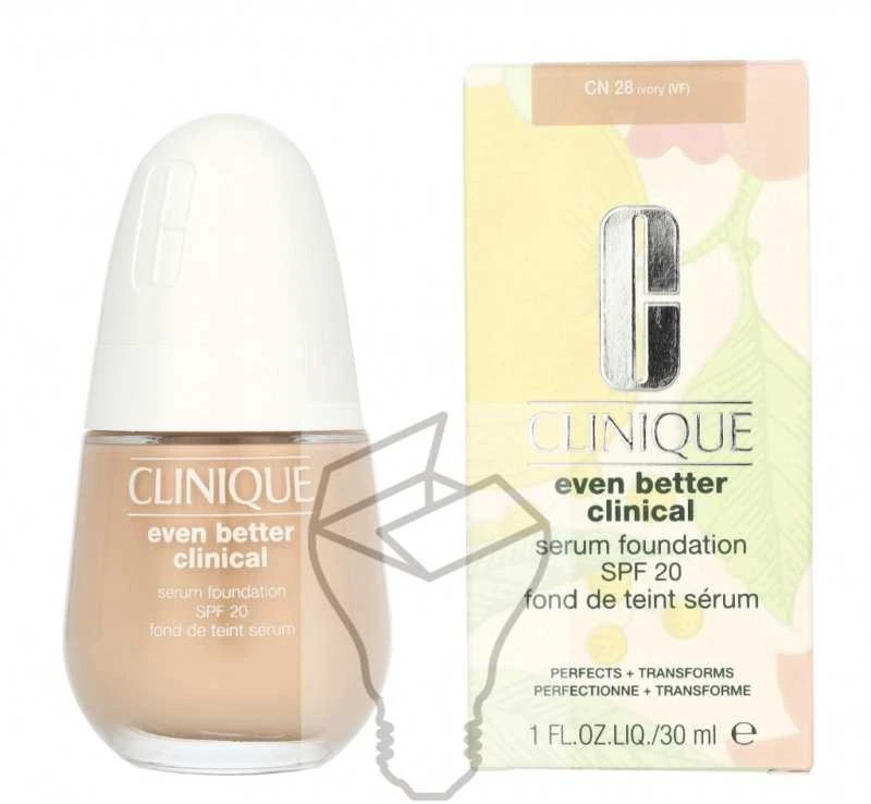 Clinique Even Better Clinical Serum Foundation SPF 20 makiažo pagrindas, atspalvis: CN28 Ivory, 30 ml