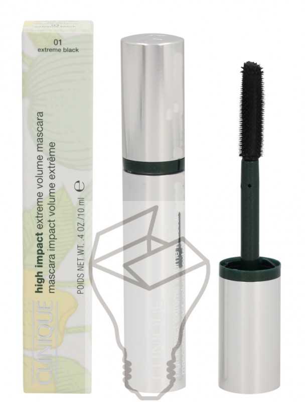 Apimties suteikiantis juodas blakstienų tušas Clinique High Impact Extreme Volume, 01 Extreme Black, 10 ml