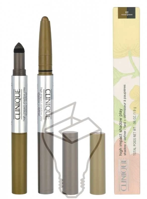 Clinique Hi Shadow Play Sombra De Ojos Definidor De Sombra Mixed Žalias, 4 ml
