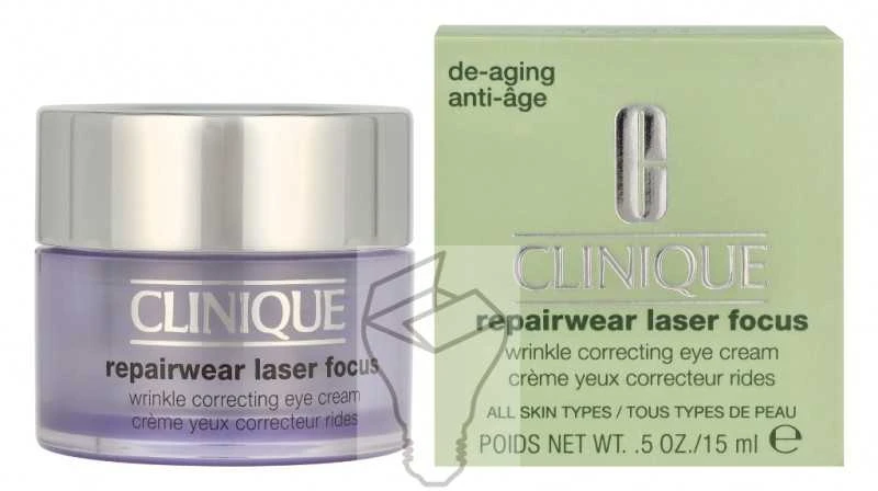 Clinique Repairwear lazerinis Focus Wrinkle Correcting Paakių kremas, 15 ml