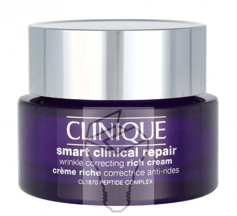 Clinique Smart Clinical Repair™ Wrinkle Correcting Rich Kreminis intensyviai veikiantis veido kremas nuo raukšlių, 50 ml