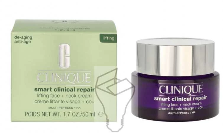 Clinique Smart Clinical Repair Lifting Face Neck Kreminis stangrinantis kremas veidui ir kaklui, 50 ml