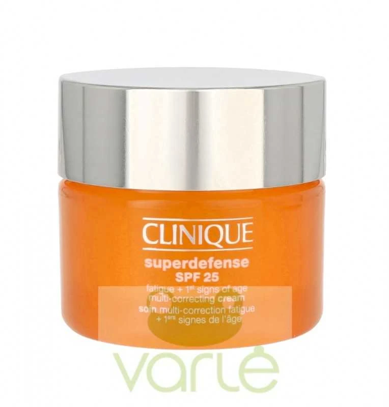 Clinique Superdefense SPF 25 Multi Correcting Kreminis jauninamasis veido kremas sausai ir normaliai odai, 30 ml
