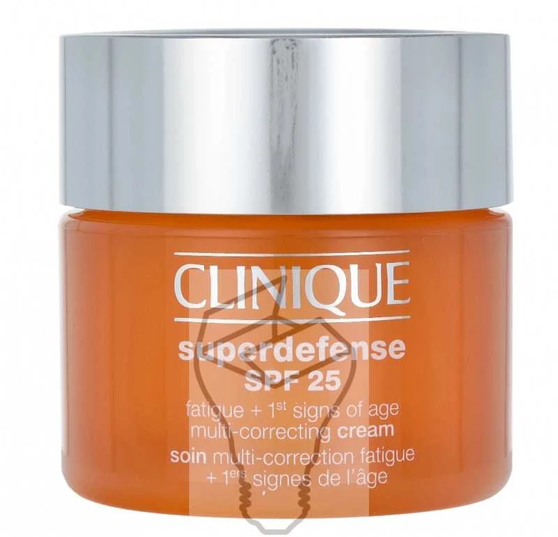 „Clinique Superdefense Broad Spectrum SPF25“ daugiafunkcis korekcinis kremas nuo nuovargio ir pirmųjų amžiaus požymių, 50 ml