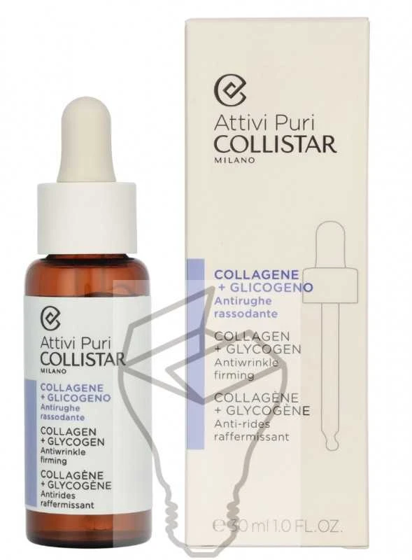 Collistar Attivi Puri Colágeno Glicógeno veido serumas nuo raukšlių 30ml