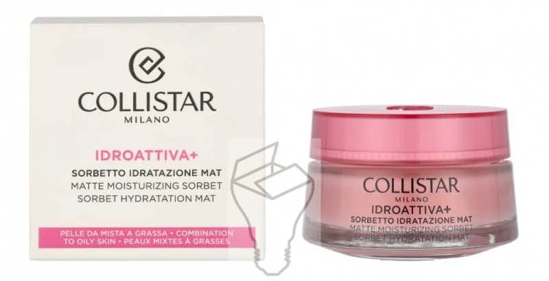 "Collistar" matinis odos kremas "Idroattiva+" (matinis drėkinamasis sorbetas) 50 ml