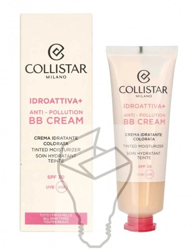 „Collistar Hydro Active+“ BB kremas nuo taršos Nr. 1, lengvas, 50 ml