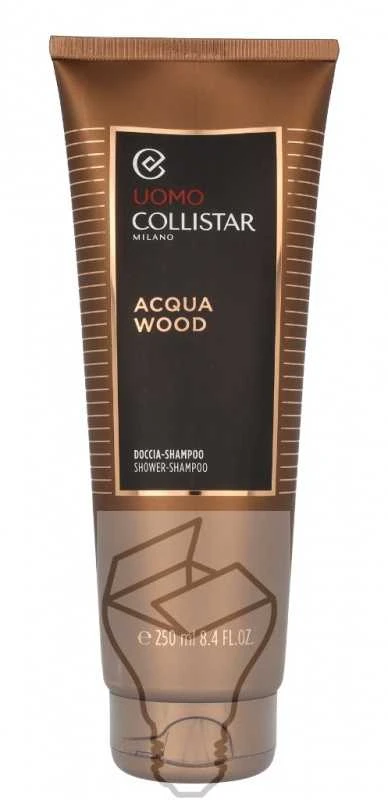 Collistar Uomo Acqua Wood Shower-Šampūnas dušo gelis ir šampūnas viename vyrams, 250 ml