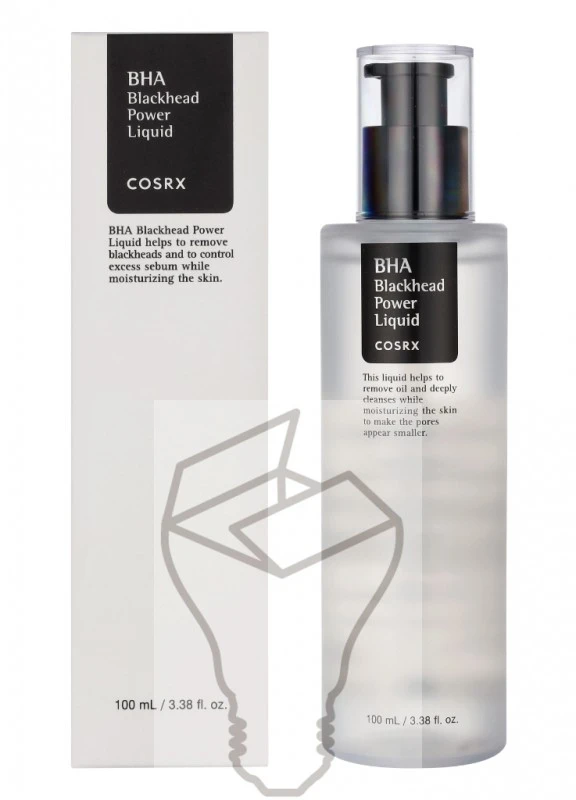 Cosrx BHA Blackhead Power Liquid Veido odos šveitiklis su BHA rūgštimis, 100 ml
