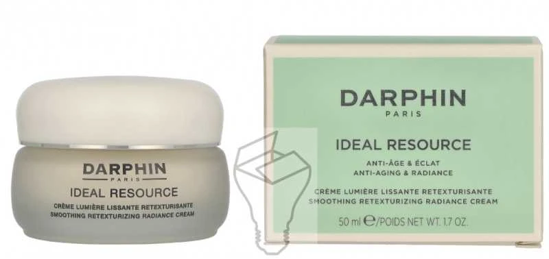 Darphin Ideal Resource Smoothing Retexturizing Radiance Kreminis atkuriamas veido kremas nuo raukšlių, 50 ml