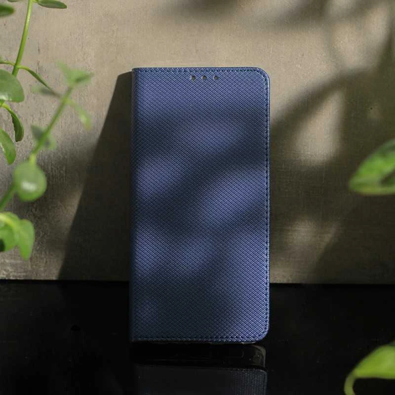 TFO Dėklas knygelė Smart Magnet, skirtas iPhone SE 2025, tamsiai mėlynas