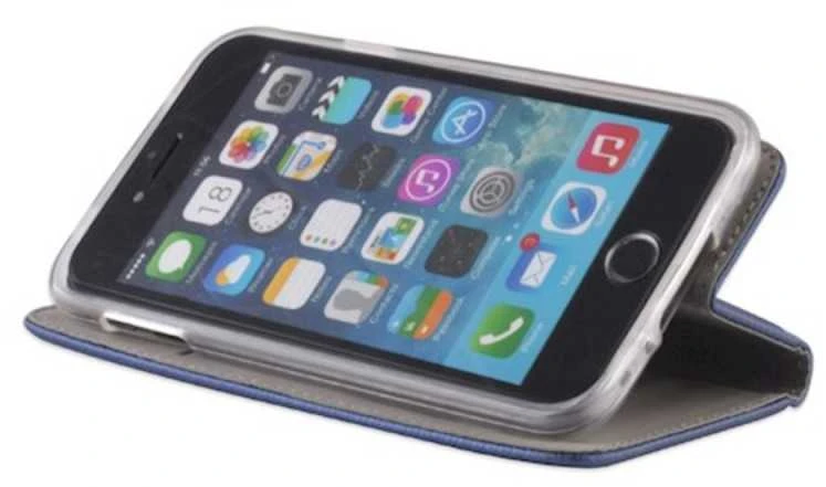 TFO Dėklas knygelė Smart Magnet, skirtas iPhone SE 2025, tamsiai mėlynas