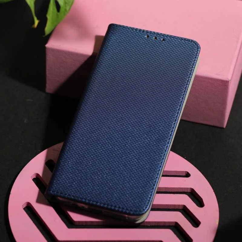 TFO Dėklas knygelė Smart Magnet, skirtas iPhone SE 2025, tamsiai mėlynas
