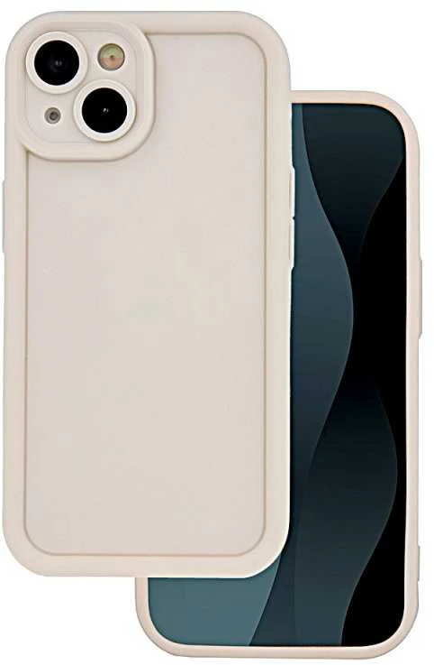 Telforceone Dėklas su paaukštintais kraštais Rim TPU telefonui Honor 200 smėlio spalva