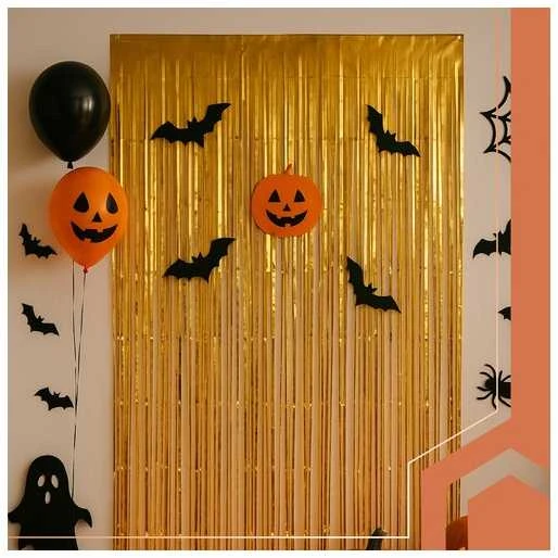 Decorative curtain 2x1m auksinis Ruhhy 26173